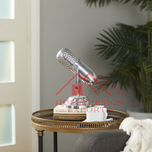 Table d'appoint Décoration de salon Meilleure vente Sculpture de table unique en métal Meilleure vente Microphone en aluminium Sculpture de table - Product Image 4