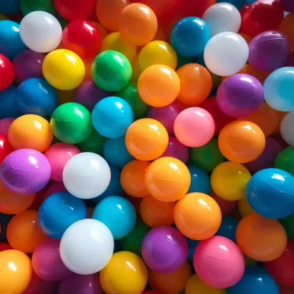 यूरोपीय फैक्टरी थोक प्लास्टिक अद्वितीय रंग महासागर गेंदों लाख गेंद Chidren खेलने पूल और गड्ढे गेंदों BPA मुक्त