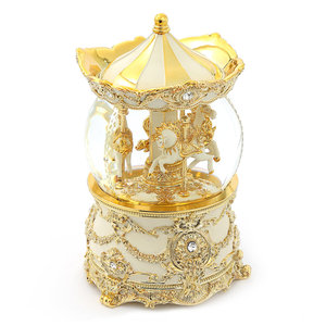 Resin <b>Musical</b> <b>Snow</b> Water <b>Globe</b> with Love Theme Handmade Customizable Decor Sculpture for Home & Gift - Product Image 1