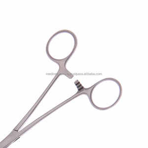 Fórceps de arteria quirúrgica de acero inoxidable amigables con las manos plateadas Juego de instrumentos de base fácil de usar Tamaño estándar - Product Image 4