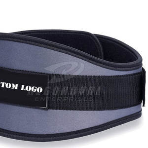 Cinturón de neopreno personalizado con cadena de acero resistente al por mayor cinturón de neopreno unisex para levantamiento de pesas - Product Image 6