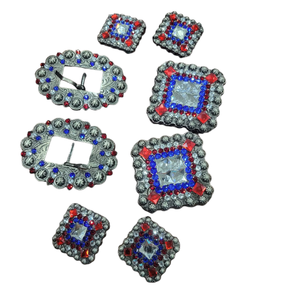 Пряжки овальной формы, украшенные стразами - Product Image 6