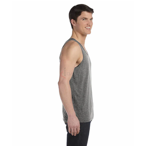 Vente en gros T-shirts sans manches personnalisés pour hommes Débardeurs de sport de haute qualité, vêtements décontractés de sublimation Fabricant d'impression bouffante - Product Image 2