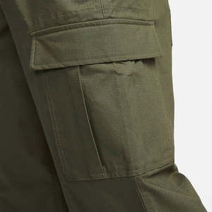 Pantalones cargo negros con logotipo personalizado ropa de hombre poliéster algodón con bolsillo lateral diseño multibolsillo ropa de trabajo al aire libre - Product Image 4