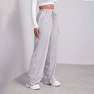 กางเกงวอร์มขายาวของผู้หญิงใหม่โลโก้ยางยืดสำหรับออกกำลังกายวิ่งโยคะผ้าฝ้าย - Product Image 4