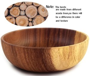 Tazón redondo de madera de diseño tradicional de latón AK en color natural a precio mayorista para vajilla/utensilios de cocina - Product Image 5