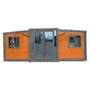 20 pieds 40 pieds Conteneur Extensible Préfabriqué Maisons Préfabriquées Conteneur d'Expédition Pliable Maisons Portable Petite Maison 2 3 5 Chambres