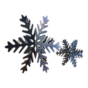 Dessus de table de flocon de neige en métal de haute qualité pour la décoration de fête de Noël à un prix raisonnable - Product Image 6