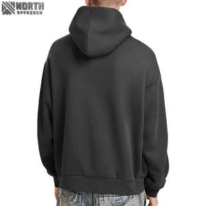 Sudadera con capucha holgada con logotipo personalizado, Sudadera con capucha Boxy Drop Shoulder Oversized Essentials de algodón orgánico, ropa de calle de lujo, Sudadera con capucha - Product Image 6