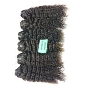 Cheveux Humains Indiens Vierge Naturels Remy pour Femme Noire, 10-32 Pouces, 100g, Ondulation Profonde Lâche, Double Trame Faite à la Machine, Bouclés Crépus - Product Image 3