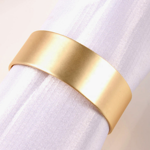 Cute Custom Made Dining Table Decor <b>Metal</b> Napkin <b>Rings</b> Napkin Holder with Golden & Silver Plated - Product Image 5