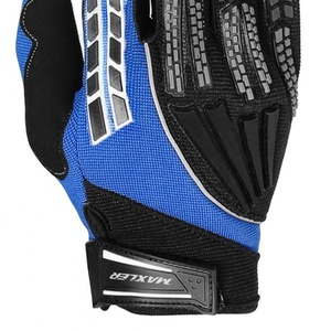 Gants de course en cuir véritable pour homme, résistants, courts, pour le ski, le motocross, la moto, le vélo, avec logo - Product Image 5