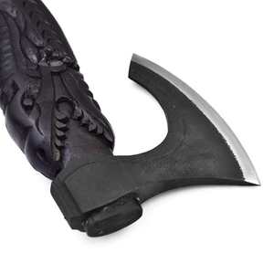 Vente en gros 2025 Hache Viking sur mesure Hache de combat en acier au carbone barbu entièrement fonctionnelle forgée à la main pour hommes de qualité industrielle - Product Image 4