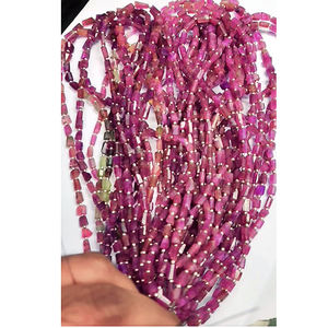 22 hebras de turmalina Rosa natural facetada cuentas de fantasía 1715 CT Lote 18 pulgadas de longitud Iroc Ventas cuentas de piedras preciosas de turmalina US $510 - Product Image 3