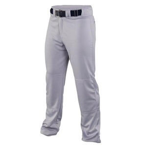 Pantalon de baseball gris uni pour homme, coupe classique, évacuation de l'humidité, respirant, protection UV, polyester, fermeture à ceinture, poches, toutes saisons - Product Image 2