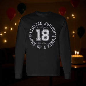 T-Shirt Vintage 2008 a Maniche Lunghe Edizione Limitata 18° Compleanno Promozionale - Product Image 3