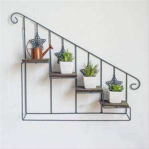 ชั้นวางในห้องนั่งเล่นรูปทรงต่างๆ,ชั้นวางแบบติดผนังทำจากไม้ชั้นเก็บแบบติดผนังตกแต่ง - Product Image 6