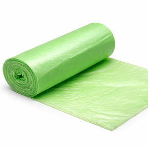 ถุงขยะสีเขียวแบบเปิดด้านบน รีไซเคิลได้ ผลิตจากวัสดุ HDPE/LDPE/PP สำหรับใช้ในอุตสาหกรรมและครัวเรือน - Product Image 3