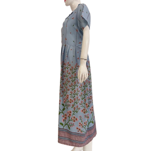 ลดราคาสุดๆ!! ชุดนอนผู้หญิงแบบเดรส คอระบาย เอวยางยืด ความยาวระดับเข่า ลายดอกไม้ สำหรับฤดูร้อน โดย Chrysanta - Product Image 5