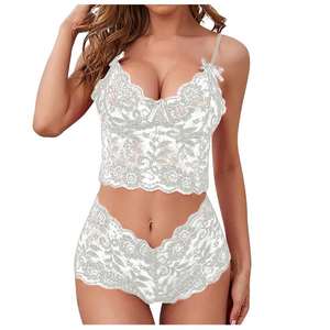 2026 New <b>Women</b> Summer Sexy Lingerie Underwear with Lace Rhinestone Bow Light Control-Retail Wholesale Cheap - Product Image 6