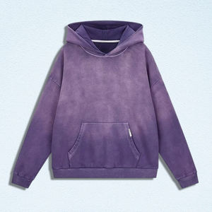 HG fabricante de sudaderas con capucha al por mayor de peso pesado tie Dye streetwear OEM logotipo personalizado DIP teñido gota hombro sudaderas con capucha de los hombres de gran tamaño - Product Image 1