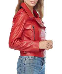 แจ็กเก็ตหนังแท้สำหรับผู้หญิงแจ็กเก็ตหนังแท้แขนยาว - Product Image 6