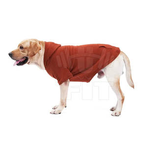 Automne hiver 100% coton chien manteau classique solide motif sweat à capuche confortable chien vêtements - Product Image 1