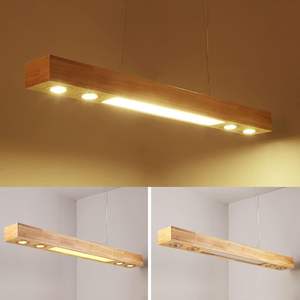 Modern Hanging <b>LED</b> Chandelier Wooden Resin AC Gold Dimmable IP54 Waterproof Eco-Friendly Durable Button Control Height - Product Image 3