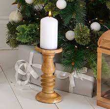 Bougeoir en bois de manguier massif fait main au design moderne avec base carrée pour les vendeurs en ligne à un prix très raisonnable - Product Image 5