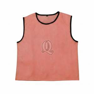 Maillots d'entraînement de floorball orange en gros, légers, en maille, pour sports d'équipe, adultes et jeunes - Product Image 1