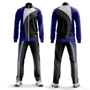 Venta al por mayor de los hombres de diseñador a prueba de viento Slim Fit chándal nuevo impreso de alta calidad de dos piezas con cremallera de peso pesado a prueba de viento Slim Fit - Product Image 3