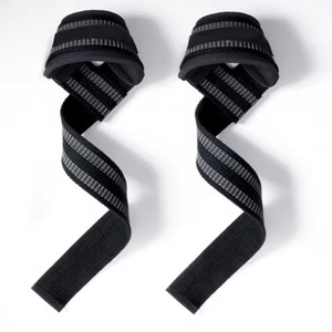 Sangles de poignet très vendues pour l'exercice en salle de sport, sangle de musculation antidérapante de haute qualité avec logo personnalisé, équipement de sécurité pour la remise en forme - Product Image 1