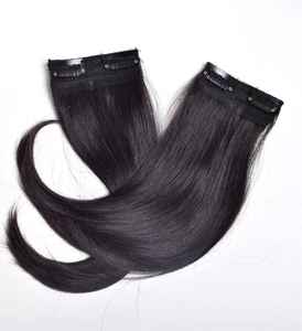 Customizable Double Weft Clip-in Human <b>Hair</b> <b>Extensions</b> Factory Bestsellers <b>Seamless</b> Natural BK Machine India Double Drawn <b>Hair</b> - Product Image 1