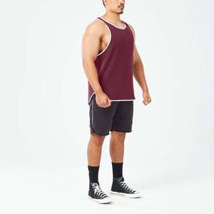 Vêtements pour hommes grande taille 100% coton polyester sans manches à séchage rapide débardeurs de musculation gym fitness et musculation - Product Image 5