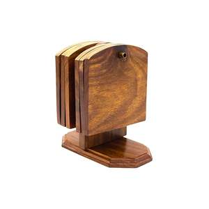 Posavasos de Madera de Lujo, Estilo Bohemio, Minimalista, Hecho a Mano, Ecológico, para Oficina y Hogar, a Precio de Mayoreo de M/S SHAAD HANDICRAFT - Product Image 5