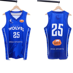 Maillot et short de basketball personnalisés par IRSA SPORTS, modèle IS-301, léger, haute qualité, fabrication OEM ODM - Product Image 1