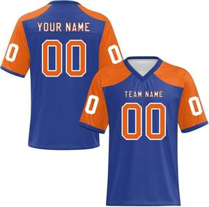 Camiseta personalizada de fútbol americano OEM de secado rápido de malla de poliéster de transferencia de calor de impresión al por mayor de alta calidad Club - Product Image 3