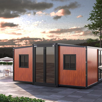 Maison préfabriquée en conteneur personnalisable de 20 pieds/40 pieds, modulaire, prête à vivre, petite maison mobile de 2 à 5 chambres, solution écologique