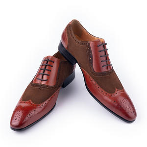 Men's formal <b>dress</b> <b>shoes</b> in <b>Oxford</b> style, casual pointed toe, closed toe, suitable for autumn weddings. - Product Image 5