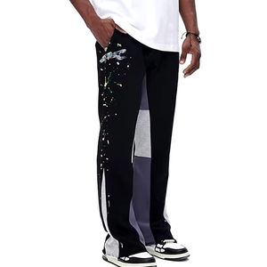 <b>men's</b> pants washed LOW MOQ Streetwear Custom Embroidery Logo <b>Men's</b> Harem Track Pants Casual Skinny Sweatpants Reasonable Price - Product Image 6