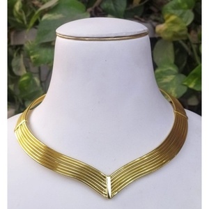 Exquisite Gold-Plated Brass Hasli Fashion Cuff <b>Bracelet</b> - Product Image 6