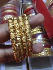 สร้อยข้อมือทองคำน้ำหนักเบาต่างหูแฮนด์เมด3มม. Micro GOLD เต็มไปสำหรับผู้หญิงแอฟริกันสวมปาร์ตี้ปกติ - Product Image 2