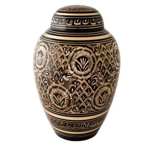 โกศใส่ศพสำหรับผู้ใหญ่ทำจากทองเหลืองทรงโดมสำหรับขี้เถ้า - Product Image 5