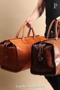 Sac de voyage en cuir de luxe classique fait à la main, sécurisé, spacieux, élégant, prix de gros direct d'usine, réductions en gros - Product Image 6