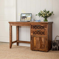 Bureau d'étude moderne de luxe en bois massif, convertible, extensible, personnalisable, mobilier de bureau à domicile réglable – Grande Vente