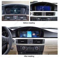 MEKEDE 8.8 Inch Snapdragon 680 8 Core Wireless CarPlay Untuk BMW Seri 3 E90 E91 Seri 5 E60 2004-2011 Stereo Mobil