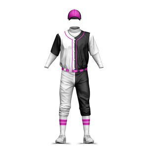 Conjuntos de uniformes de béisbol personalizados de fábrica, ropa deportiva transpirable de moda de alta calidad de último diseño - Product Image 2