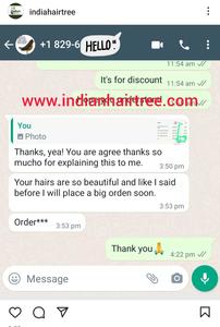 วิกผมดิบธรรมชาติผมลอนสำหรับต่อผมมนุษย์สีดำมีหนังกำพร้าไม่ผ่านกระบวนการทำ100% - Product Image 6