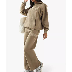 Fashionable <b>Embroidery</b> Tracksuit Two-Piece <b>Set</b> with Rich Detail and Style Elegant <b>Embroidery</b> Tracksuit - Product Image 2