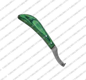 Cuchillo para pezuña de acero inoxidable, herramienta de herrador veterinario, cuchillo para pezuña de caballo de TARIQ MFG CO CE ISO EU - Product Image 5